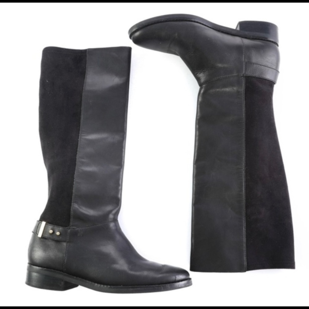 Size 8 Cole Haan Black Leather Boots